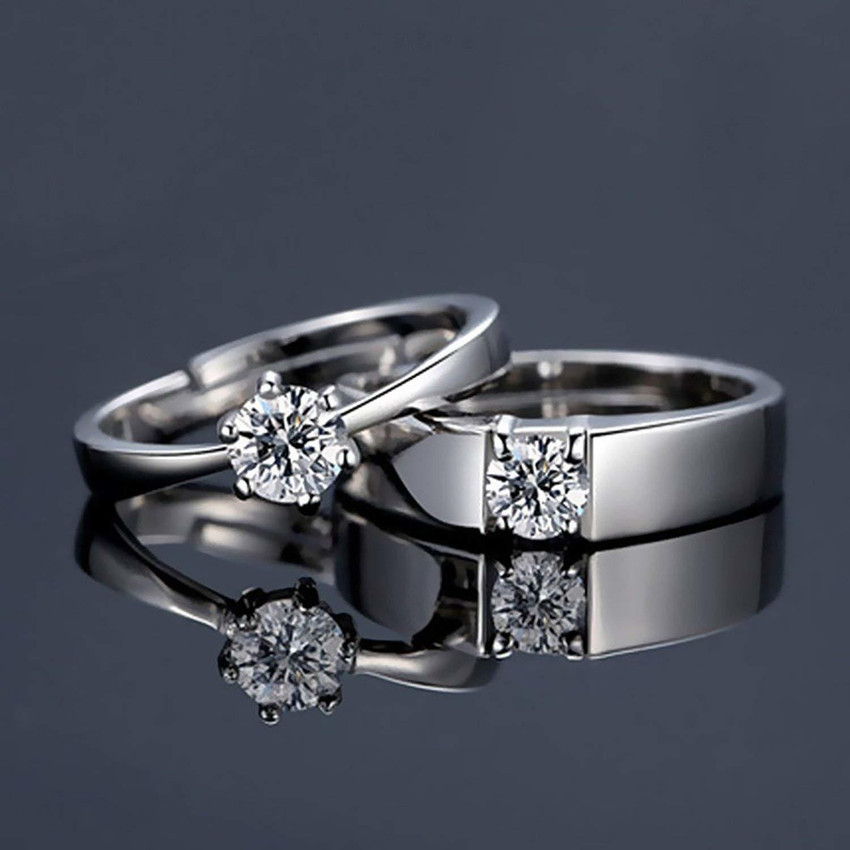 Platinum couple rings hot sale cost