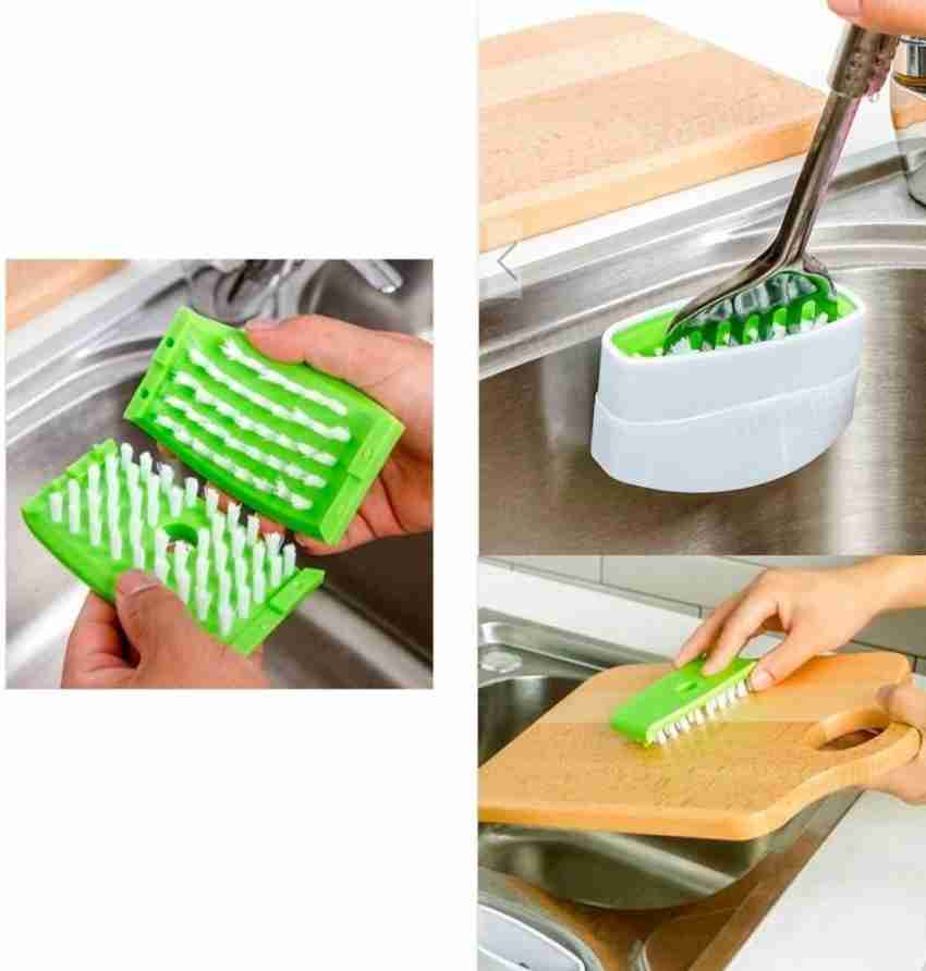 Scrub Brush for Knife & Cutlery - Milky Spoon