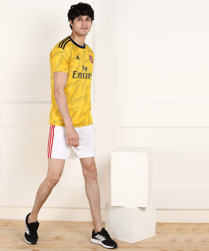 ADIDAS Arsenal Printed Men Round Neck Yellow T Shirt Buy ADIDAS
