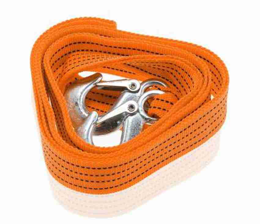 Alexa India Super Strong Towing Rope (Orange) 4.5 m Towing Cable