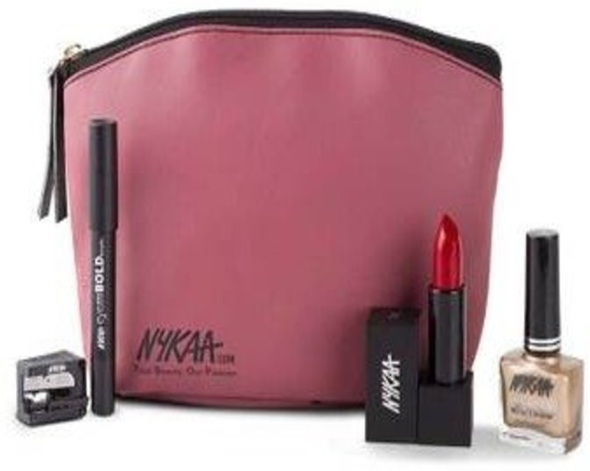 NYKAA Cosmetic Pouch Maroon Price in India Flipkart