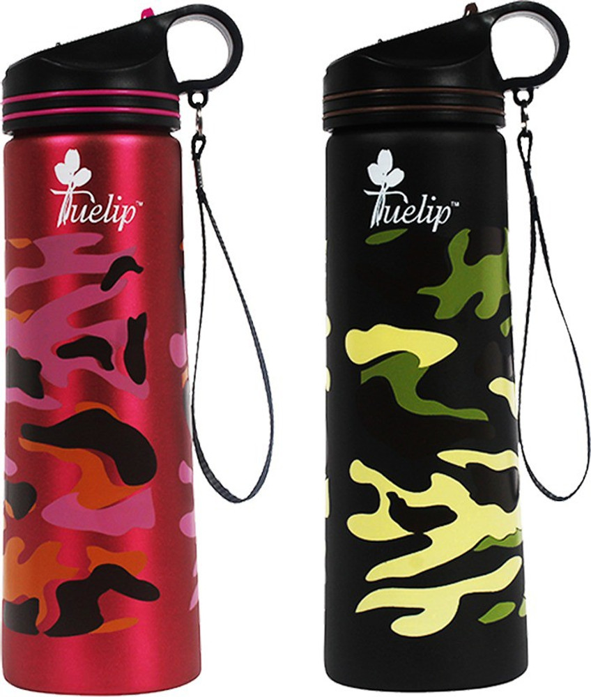 Flipkart Tuelip Combo Sports Stainless Steel Bottle for