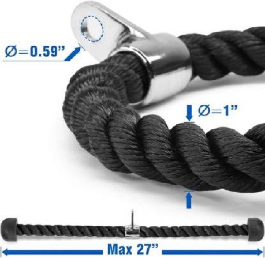 Hipkoo Sports Heavy Duty Biceps Rope, Triceps Rope For Gym Triceps Bar -  Buy Hipkoo Sports Heavy Duty Biceps Rope, Triceps Rope For Gym Triceps Bar  Online at Best Prices in India 