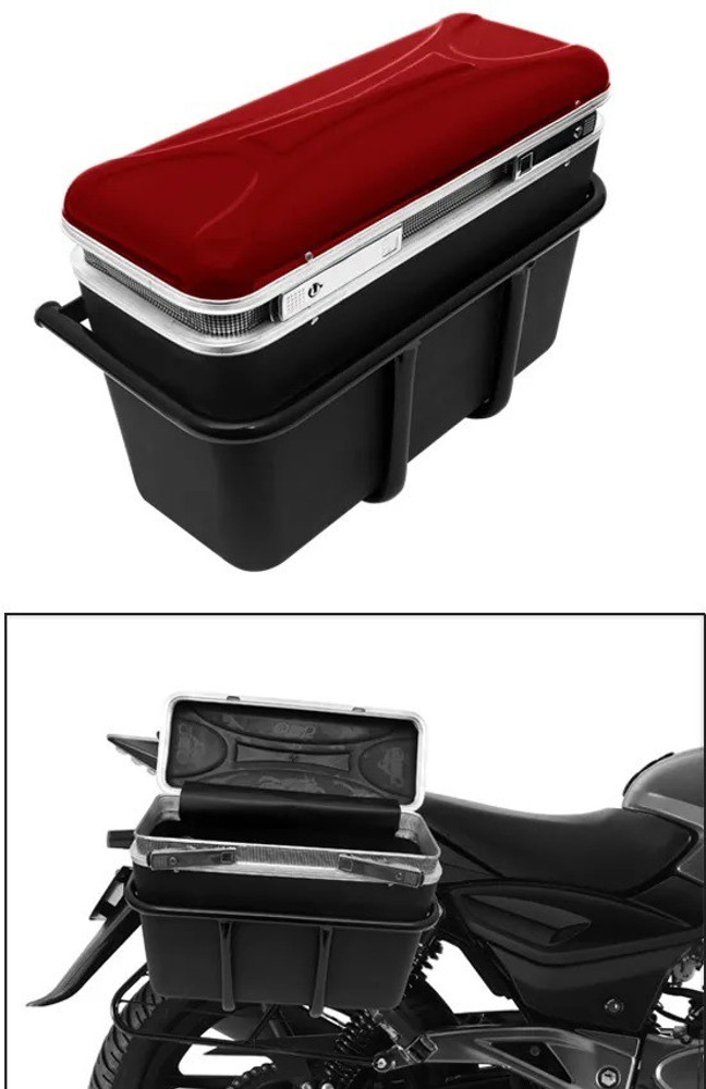 Biking Hub Luggage Box Red Plastic Motorbike Saddlebag Price in India Buy Biking Hub Luggage Box Red Plastic Motorbike Saddlebag online at Flipkart