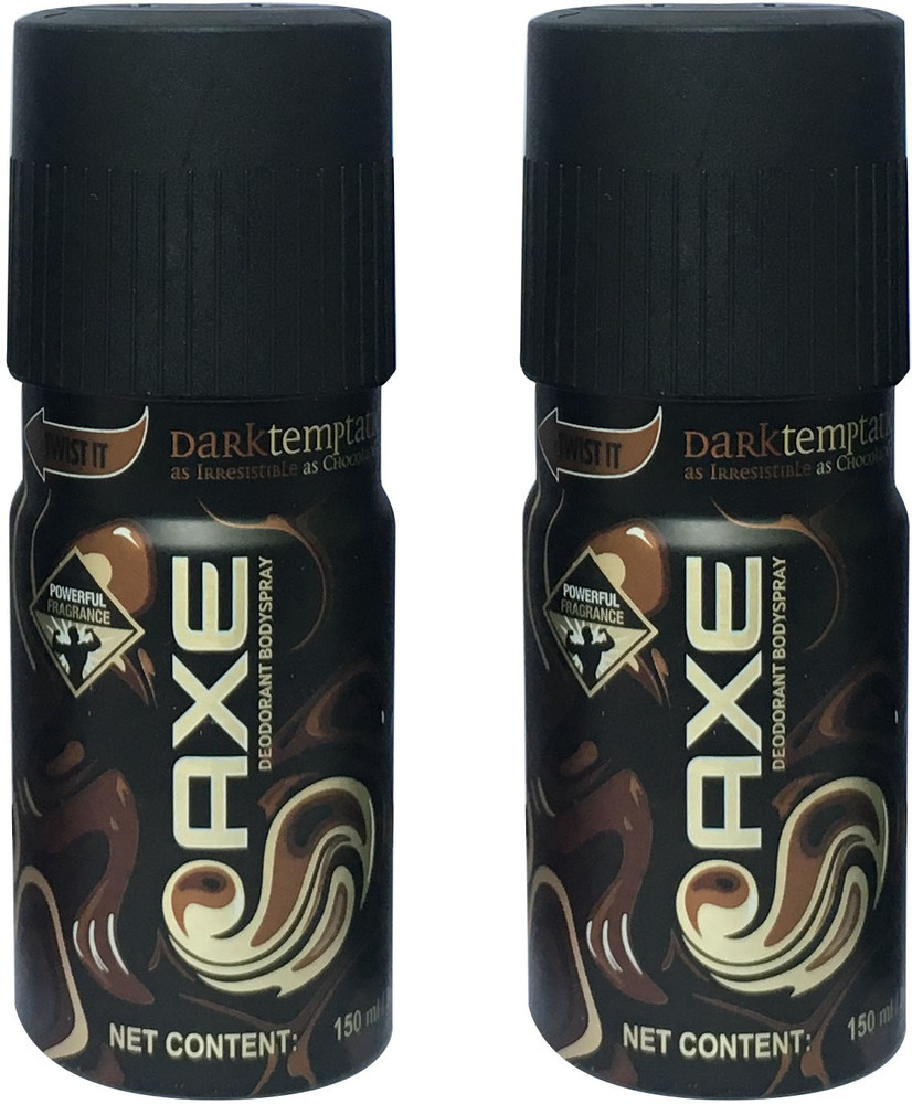 AXE DARK TEMPTATION PACK OF 2 Deodorant Spray For Men
