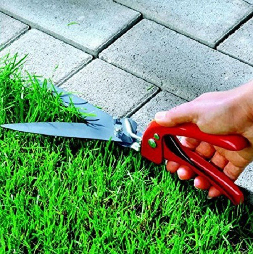 Hand held grass deals shears