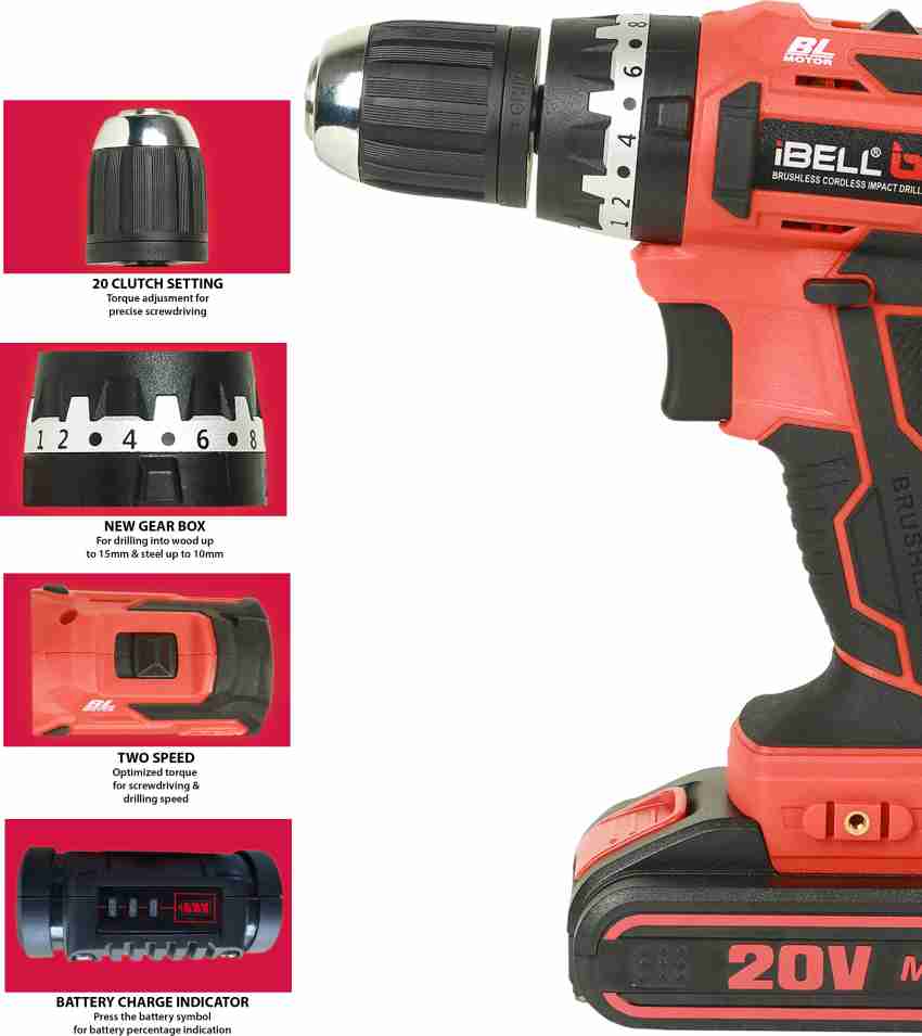 Ibell cordless best sale drill machine