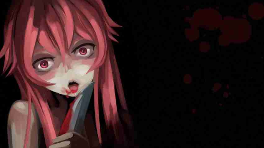 Athah Designs Anime Mirai Nikki Yuno Gasai 13*19 inches Wall