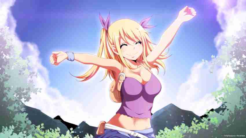 Fairy Tail Lucy Heart Anime Girl Poster