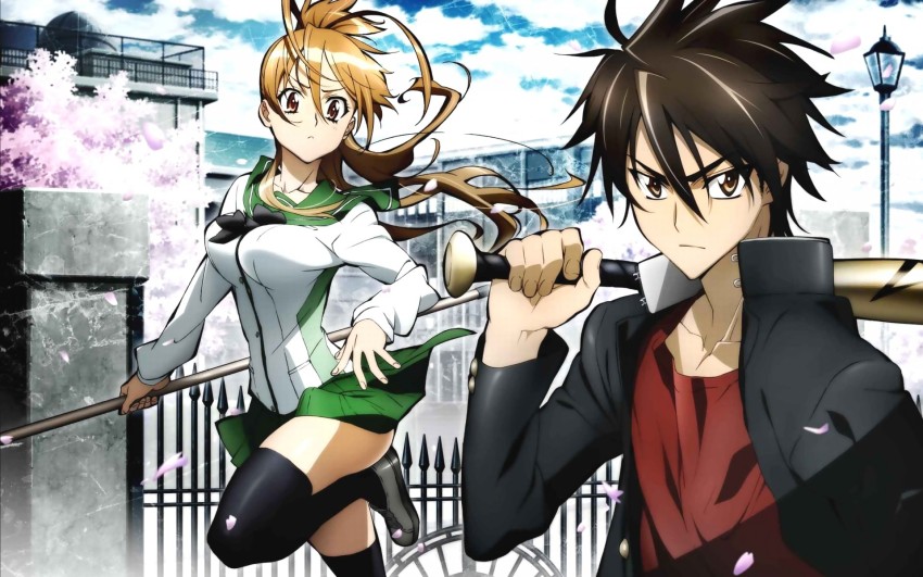 Athah Anime Highschool Of The Dead Takashi Komuro Rei Miyamoto 13