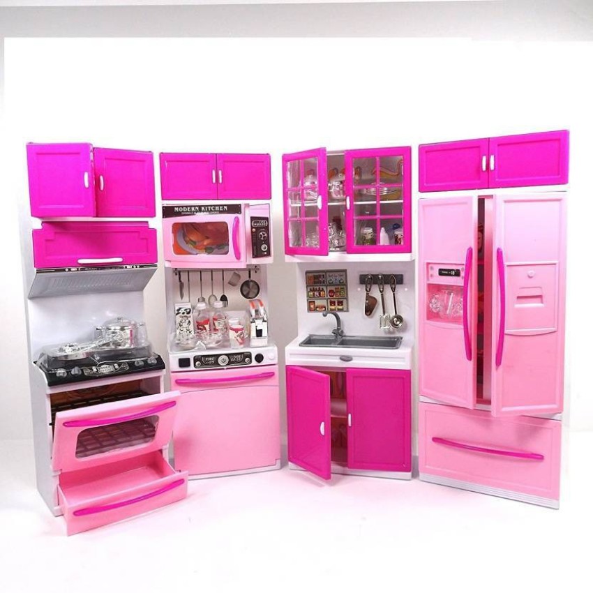 BARBIE Doll Dream House Kitchen Set (Best One to gift Kids) - 4