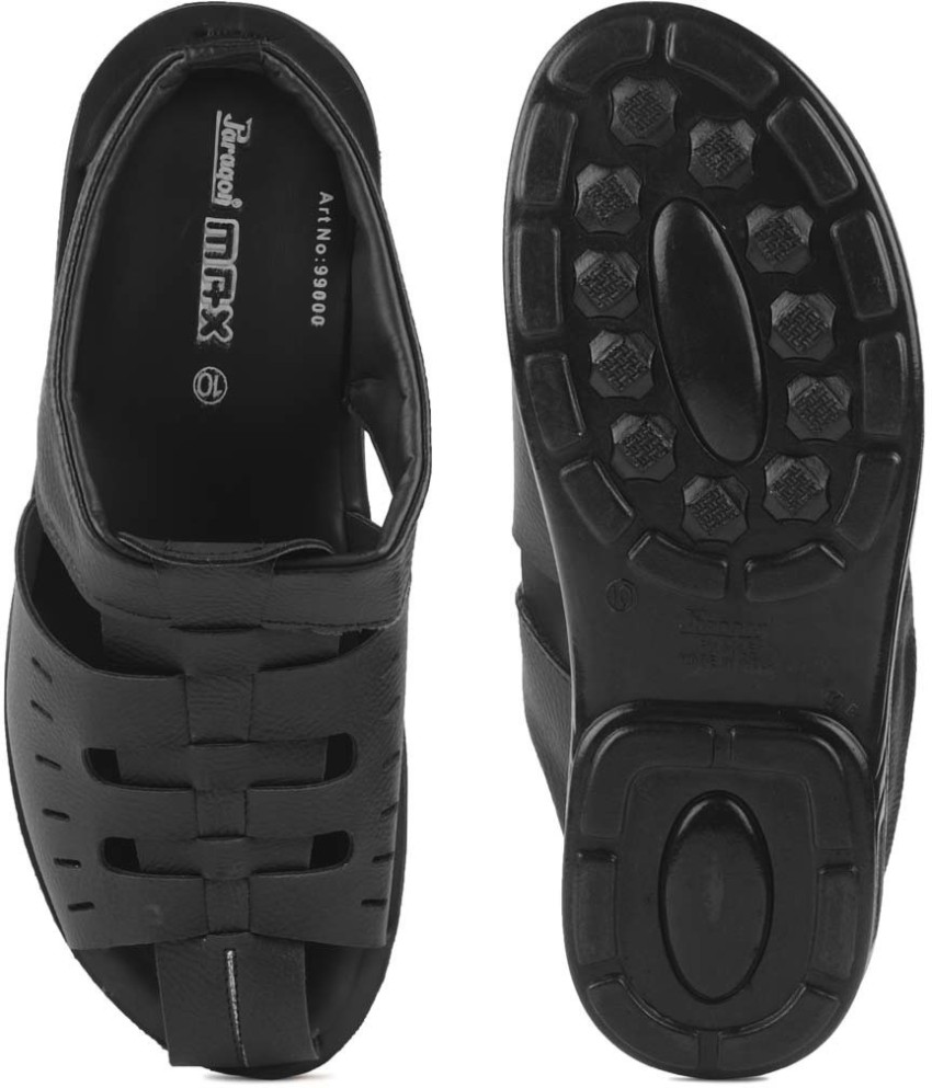 Paragon max men's online black sandals