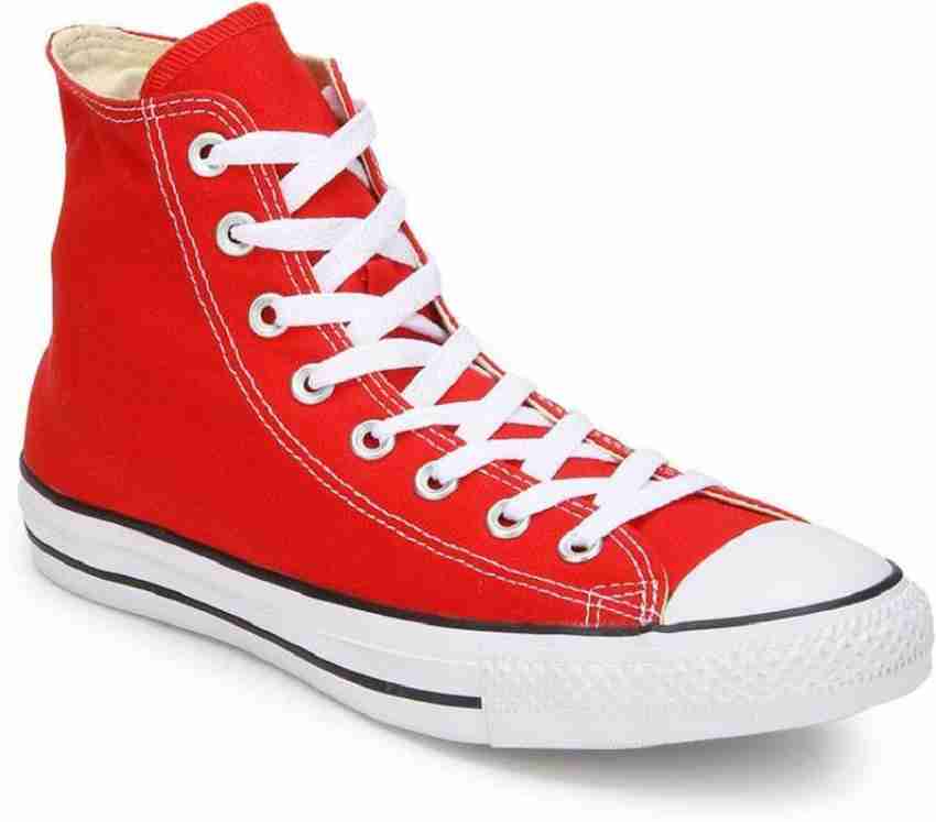 Converse All Star Chuck Taylor Red High Top Sneakers For Men Buy