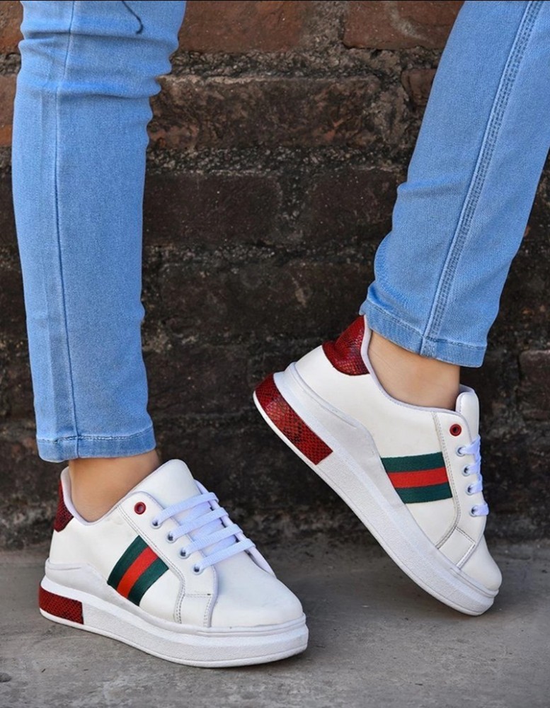 RNK SN-105 Premium Casual Shoes Gucci Style For Women Sneakers For Women -  Buy RNK SN-105 Premium Casual Shoes Gucci Style For Women Sneakers For  Women Online at Best Price - Shop