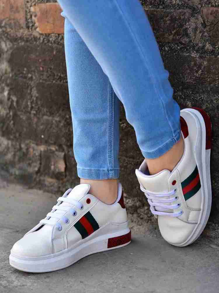 RNK SN-105 Premium Casual Shoes Gucci Style For Women Sneakers For Women -  Buy RNK SN-105 Premium Casual Shoes Gucci Style For Women Sneakers For  Women Online at Best Price - Shop
