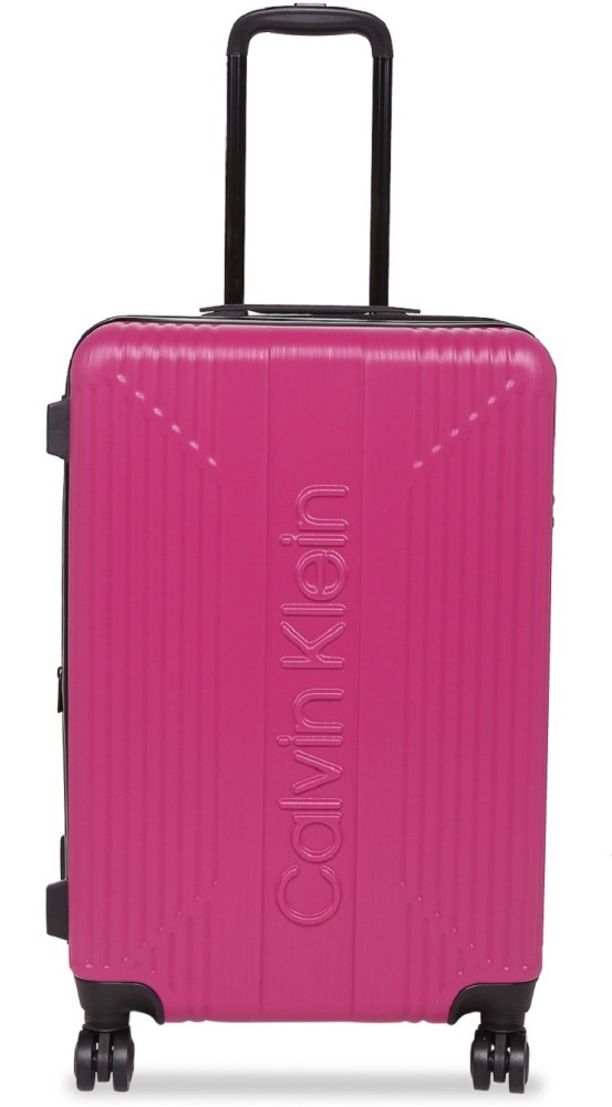 Calvin Klein The Standard Hs Hard Medium Pink Luggage Trolley