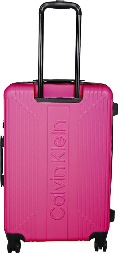 Calvin Klein The Standard Hs Hard Medium Pink Luggage Trolley