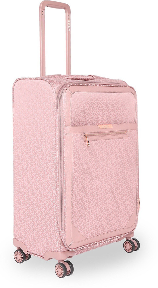 Dkny pink online luggage