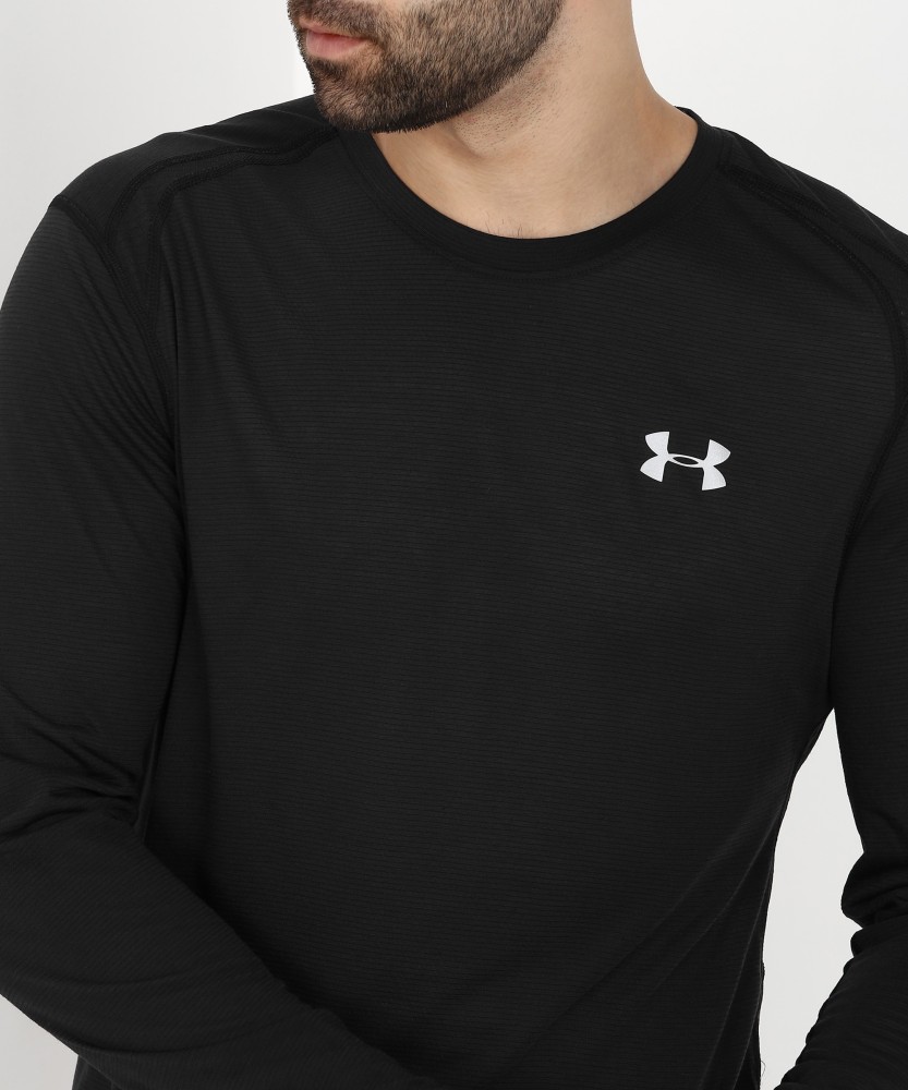Under Armour 100% Polyester Black Active T-Shirt Size XL - 37% off