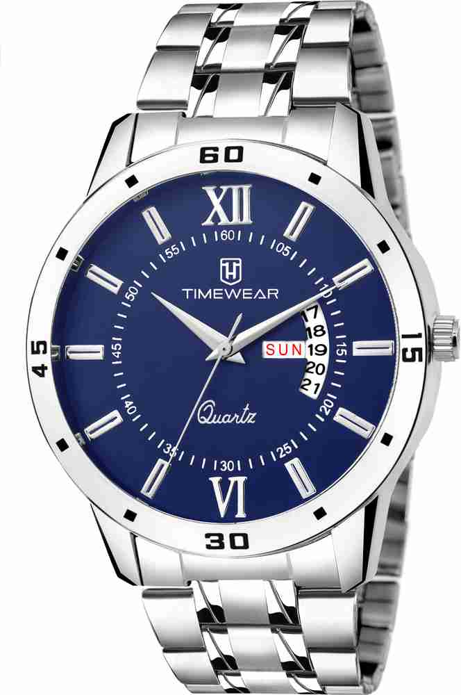 TIMEWEAR 231BDTG Analog Day Date Functioning Blue Dial