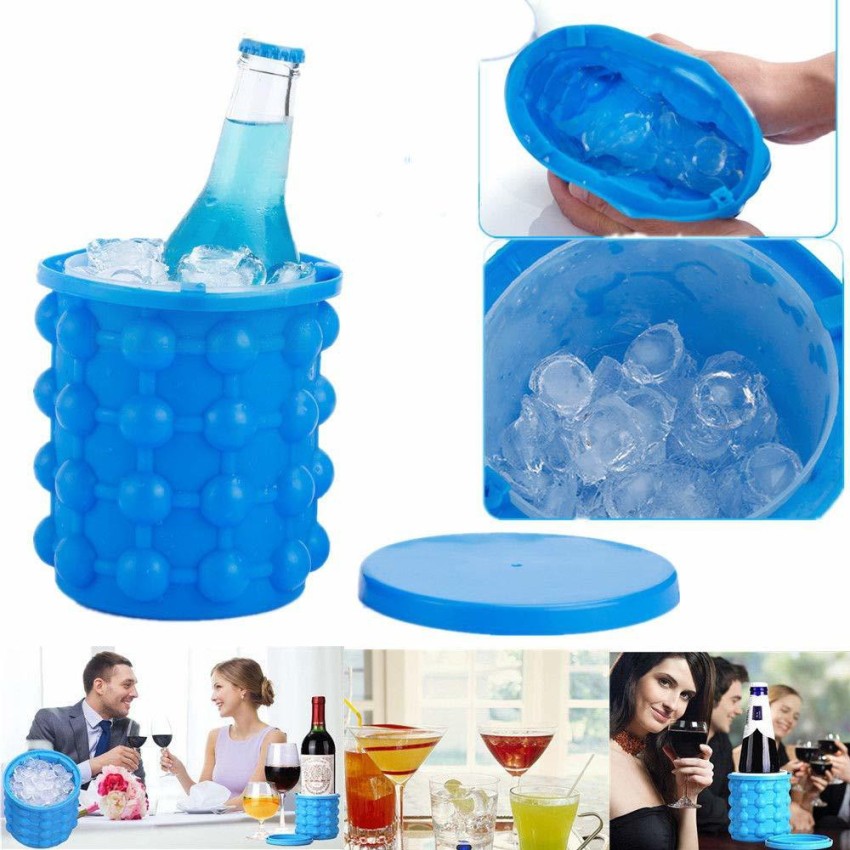 VibeX 1 L Silicone ® Magic Ice Maker Cup Mini Ice Cube Trays Ice Bucket  Price in India - Buy VibeX 1 L Silicone ® Magic Ice Maker Cup Mini Ice Cube