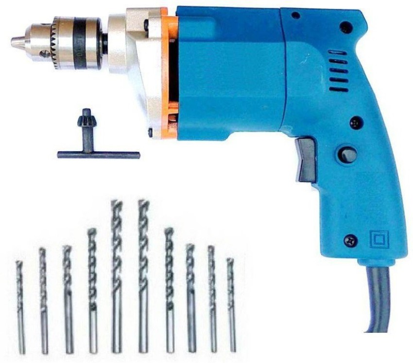 Sauran Power Drill With bits for wood iron wall Multicolour 10mm