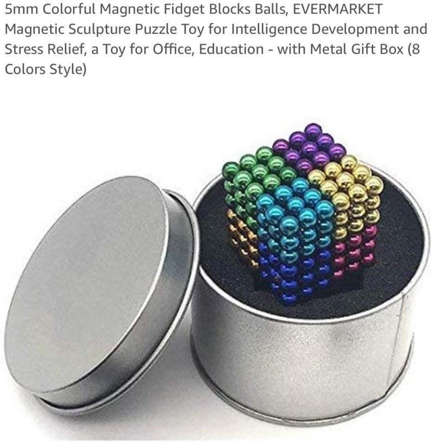 How to make a cube from mini magnetic colored balls 