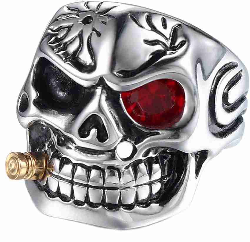 Chrome hearts skull ring clearance