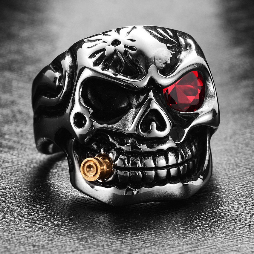 Terminator skull ring top