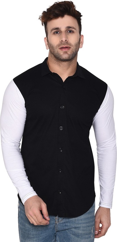 Jwala Men Solid Casual Black Shirt - Buy Jwala Men Solid Casual Black Shirt  Online at Best Prices in India