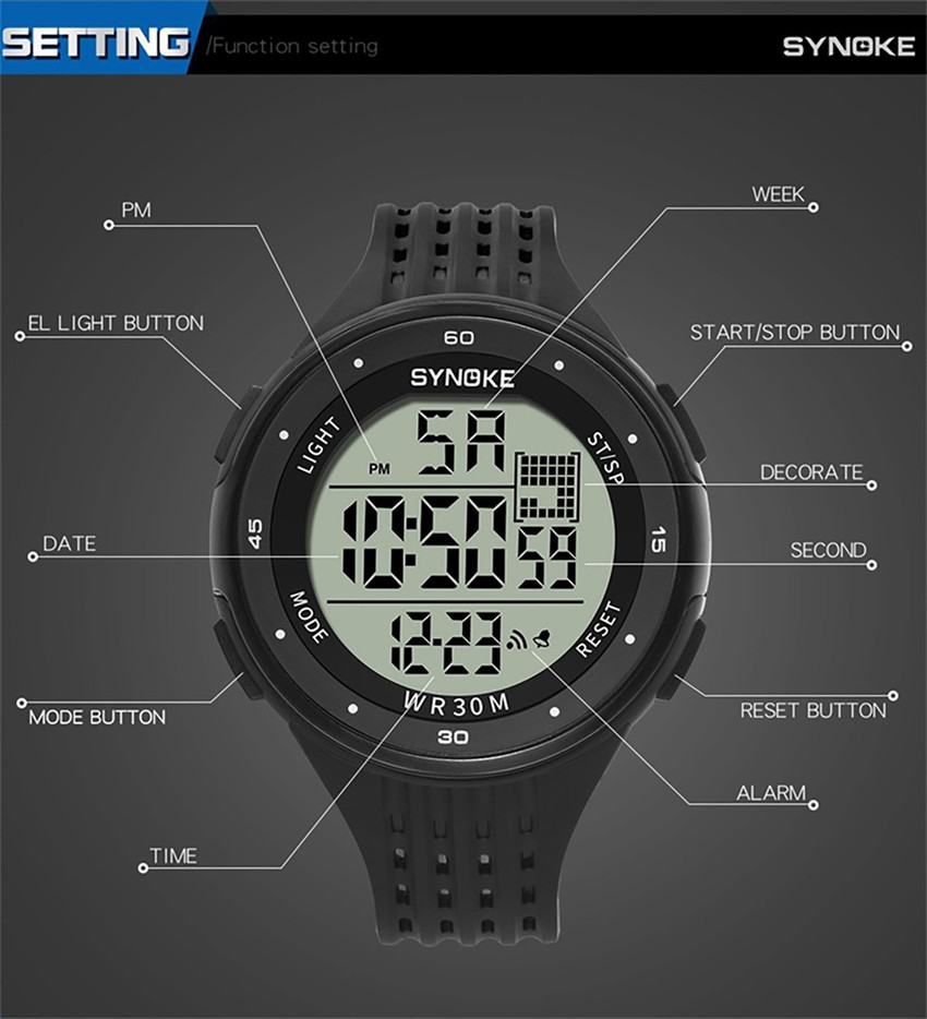 Skmei 1219 watch instructions top
