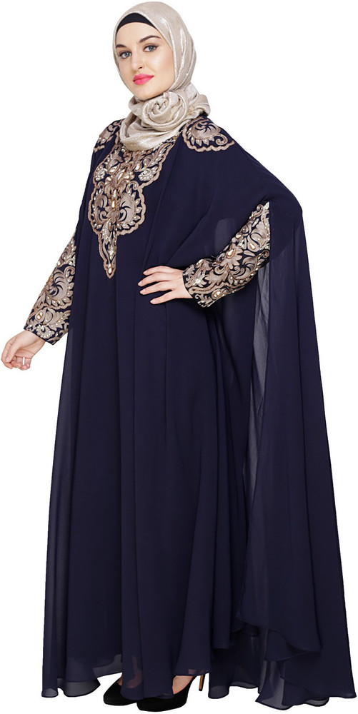 Modest Forever P1089 Polyester Solid Abaya Price in India Buy