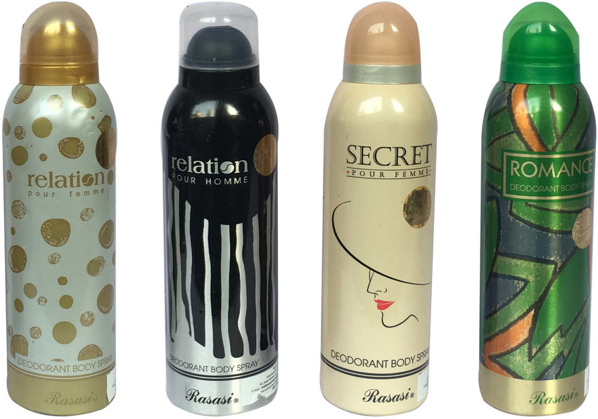 Relation sales body spray