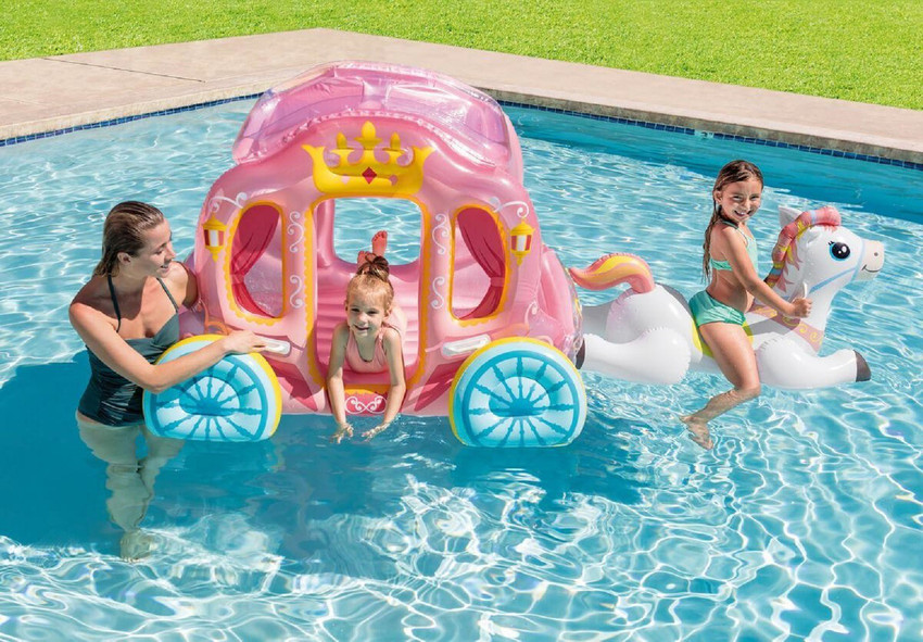 Princess carriage inflatable hotsell pool