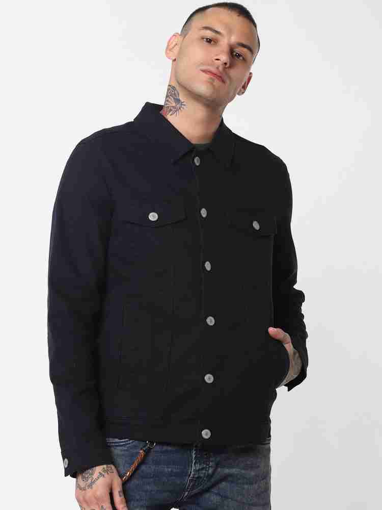 Jack and jones mens denim jacket sale