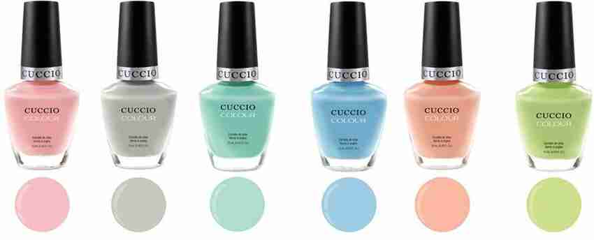 Cuccio Pastel Colour Collection Nail Polish 6098 6099 6100 6101