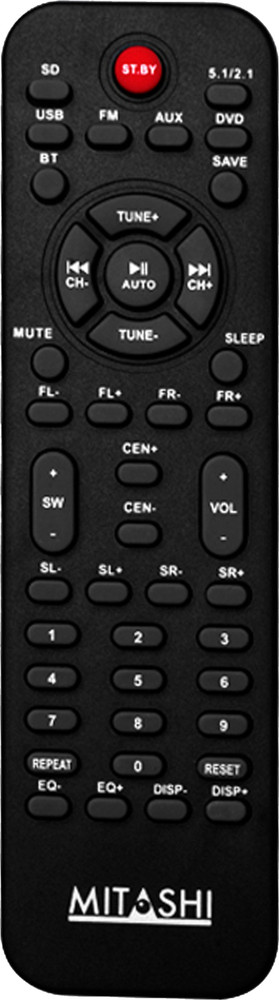 Mitashi home theater deals 5.1 remote