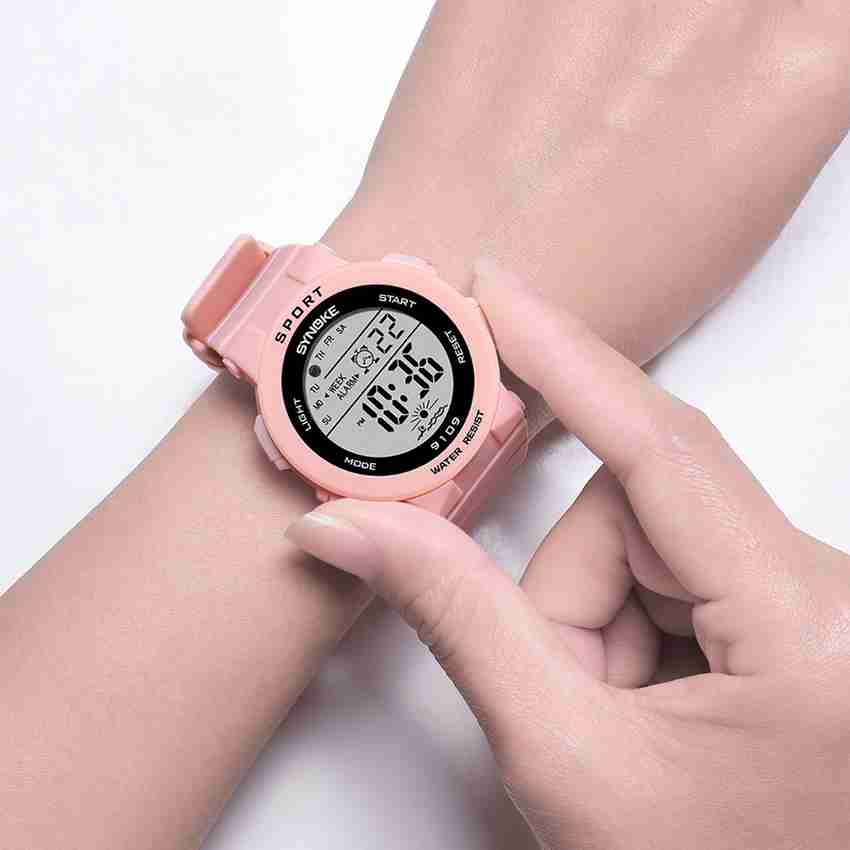 Panars Synoke 9109 Multicolor Light Glamour Digital Watch For Girls