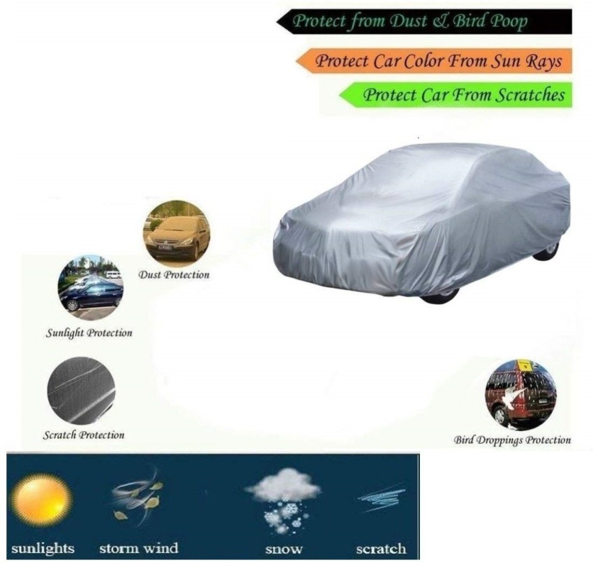 Car Cover for - Fiat Punto - Silver Matty - Without Mirror Pockets