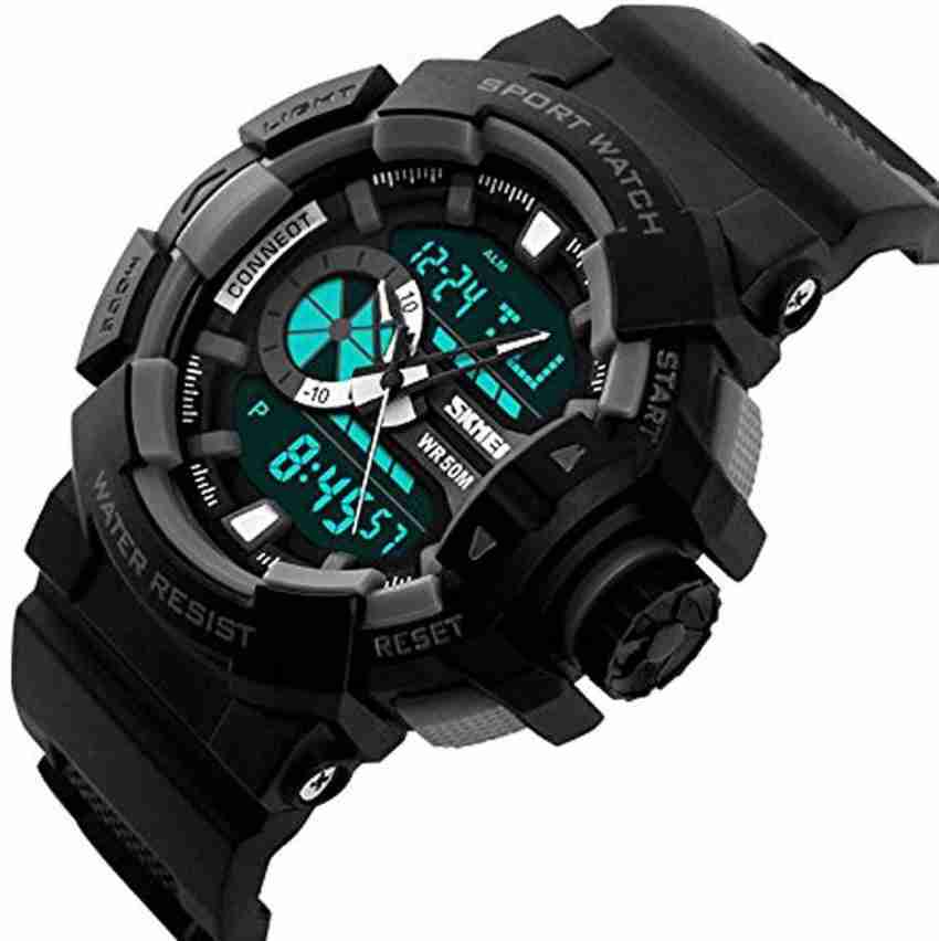 SKMEI Black 1117 Analog Digital Watch For Boys Girls Buy SKMEI Black 1117 Analog Digital Watch For Boys Girls Black 1117 KDS Online at Best Prices in India Flipkart