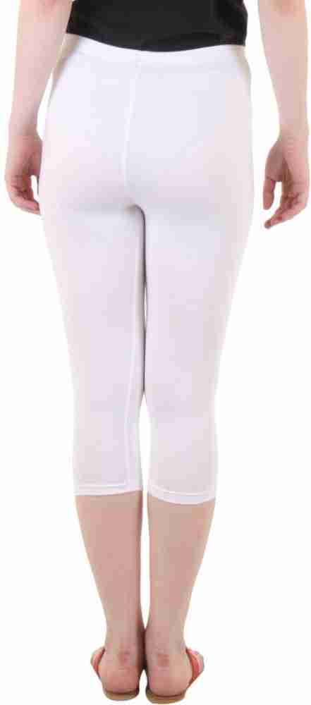 aakrushi Capri leggings Lace Women White, White Capri - Buy aakrushi Capri  leggings Lace Women White, White Capri Online at Best Prices in India