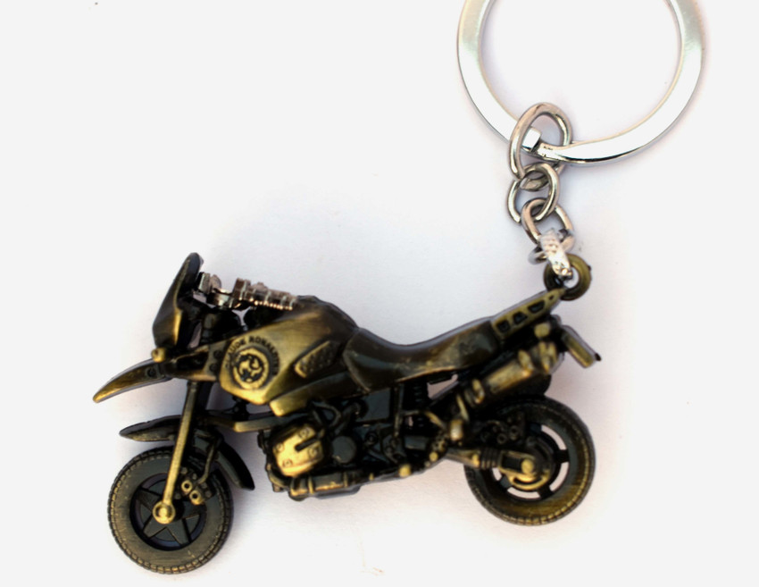 CELWARK Metal Pubg Bike Keyring For Royal Bikes Cars Key Chain