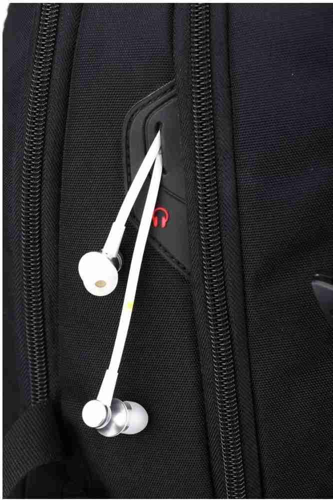 Ruigor 15.6 inch Expandable Laptop Backpack Black Price in India