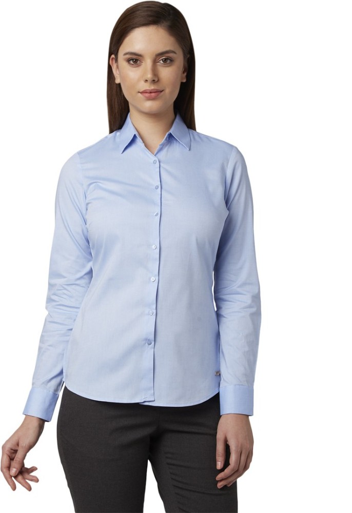 Park avenue women's solid sales formal shirt