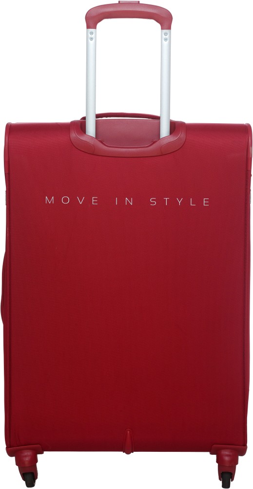 SKYBAGS SNAZZY 4W EXP STROLLY (H) 81 CARMINE RED Check-in Suitcase 4 Wheels  - 32 inch Red - Price in India