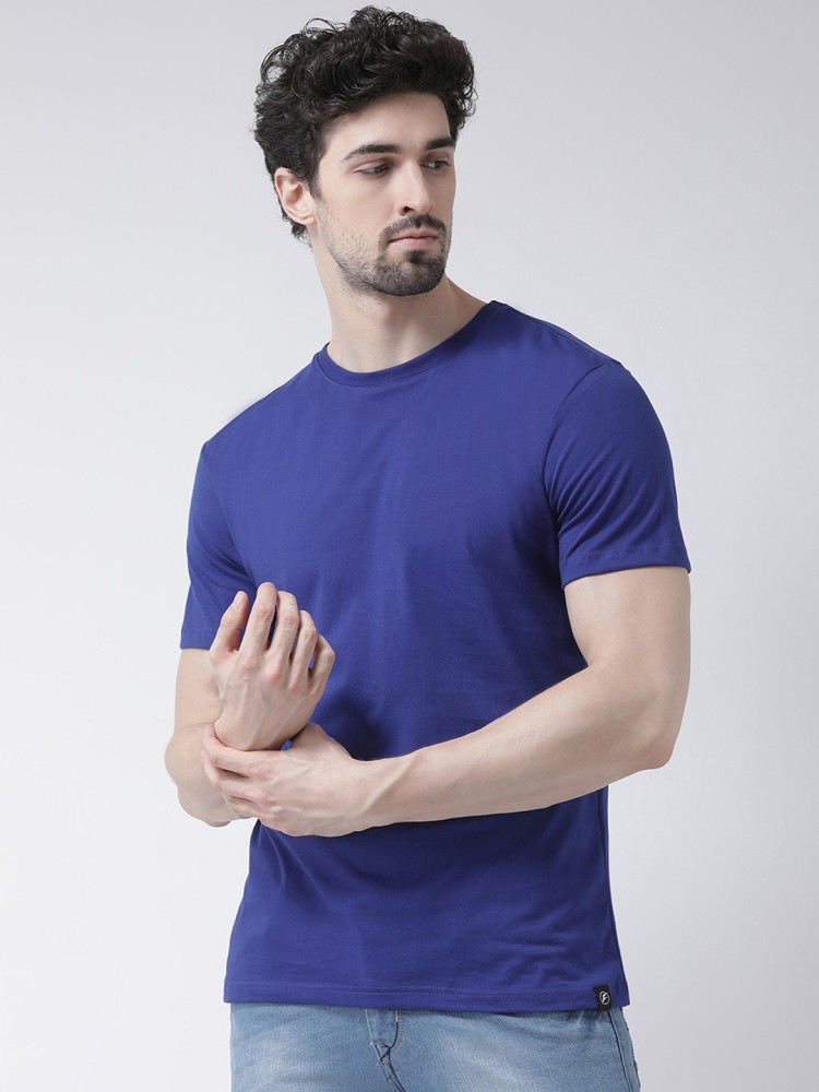 Friskers Solid Men Round Neck Sleeveless T-Shirt