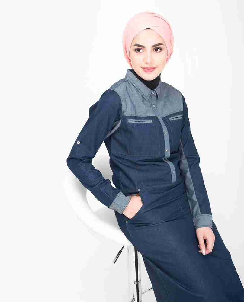 New denim abaya design 2019 new arrivals