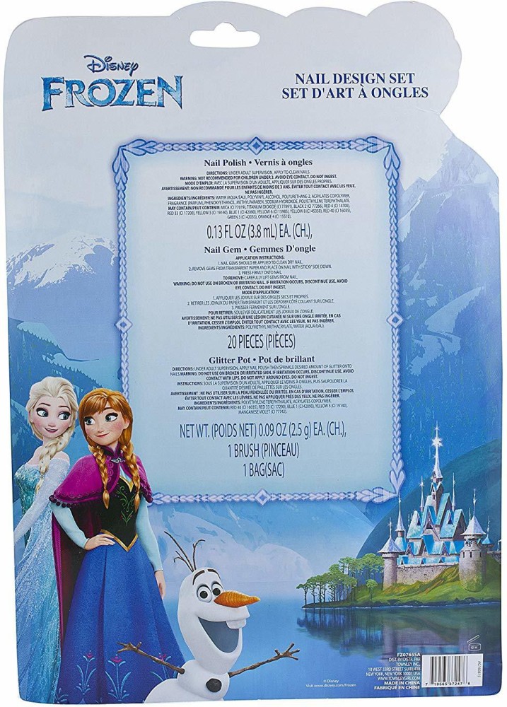 E Disney Frozen Press On Nail Set