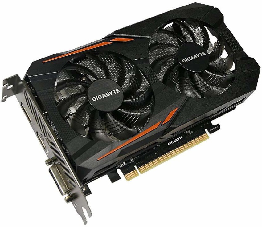 GIGABYTE NVIDIA GTX 1050Ti OC 4 GB GDDR5 Graphics Card - GIGABYTE