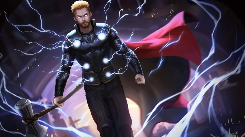Thor stormbreaker lightning HD wallpapers | Pxfuel